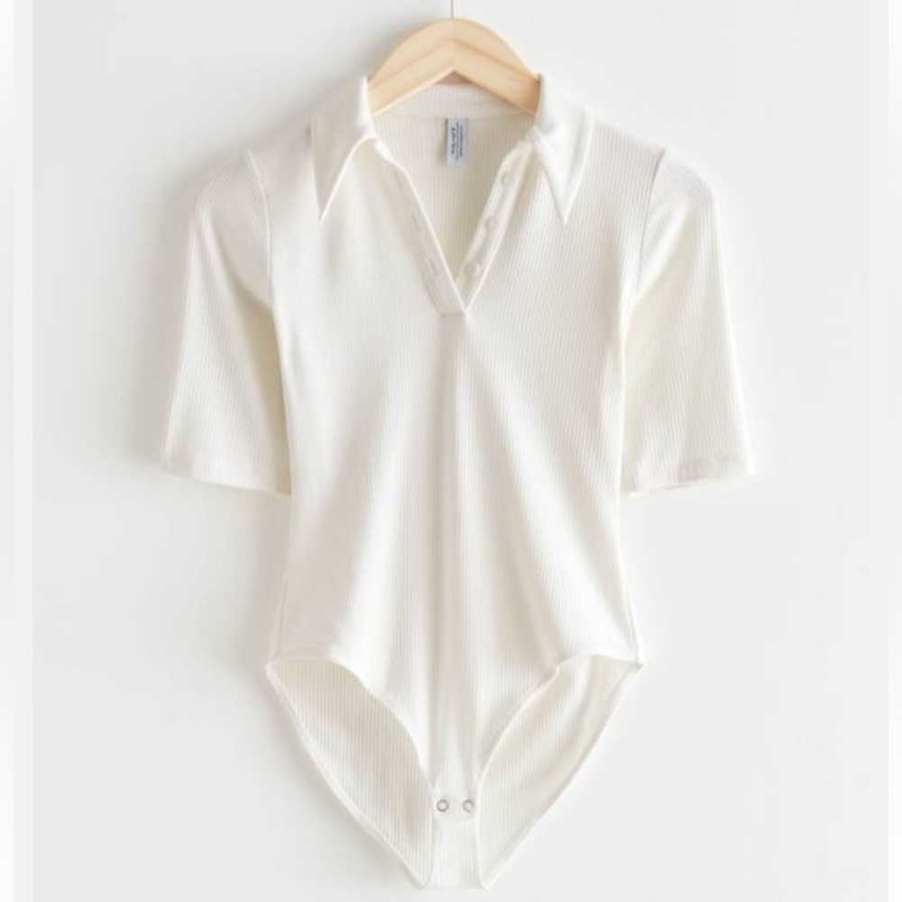 & Other Stories collared bodysuit